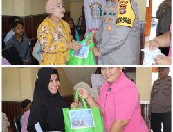 Kapolres Bima Kota dan Ketua Bhayangkari Cabang Bima Kota Berbagi Tali Asih pada Warakawuri dan Anak Yatim Piatu