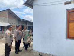 Kapolres Bima Kota Cek Progres Bedah Rumah Sejahtera Terpadu di Dua Kecamatan Wilayah Kota Bima